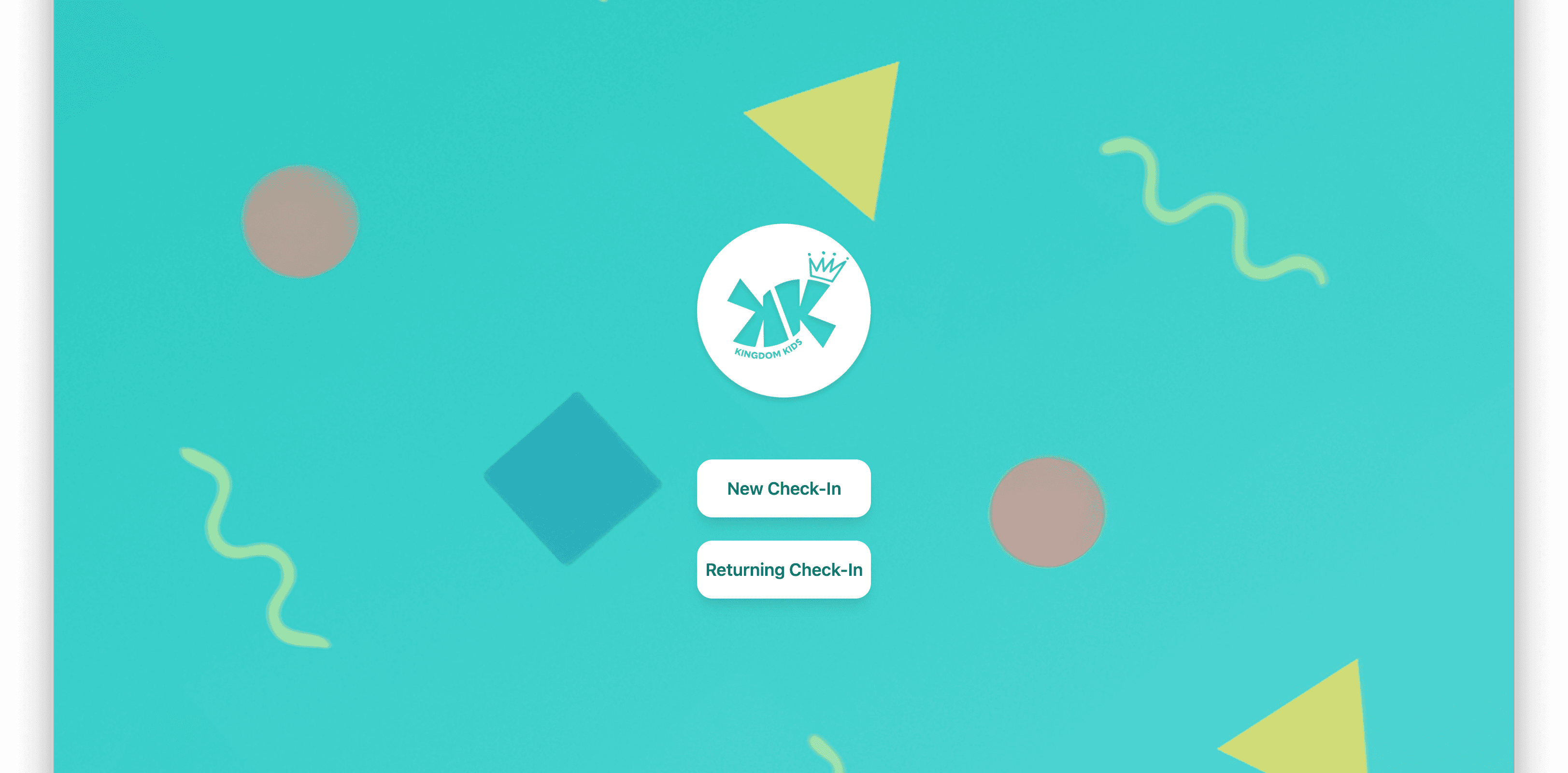 Kingdom Kids Check-in